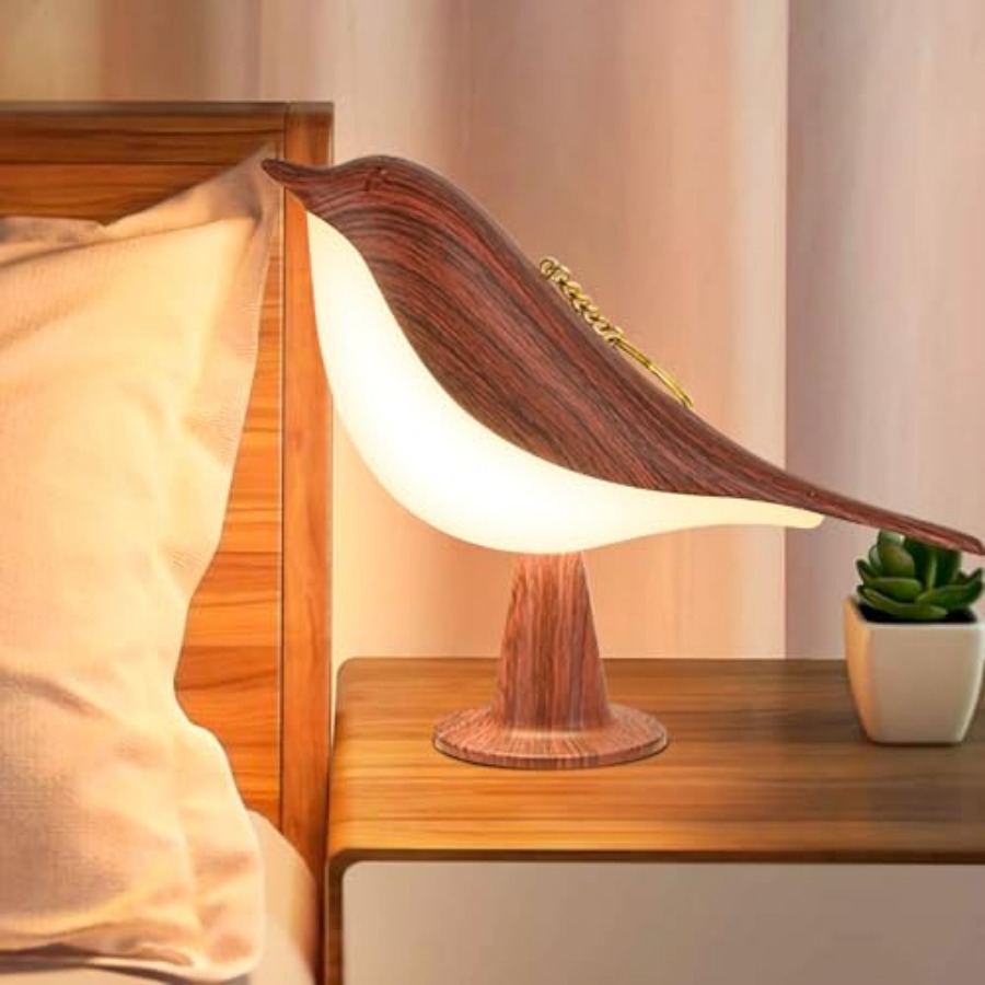 B & J Florist Supply Linwood - Small Table Lamp, Bird Lamp with