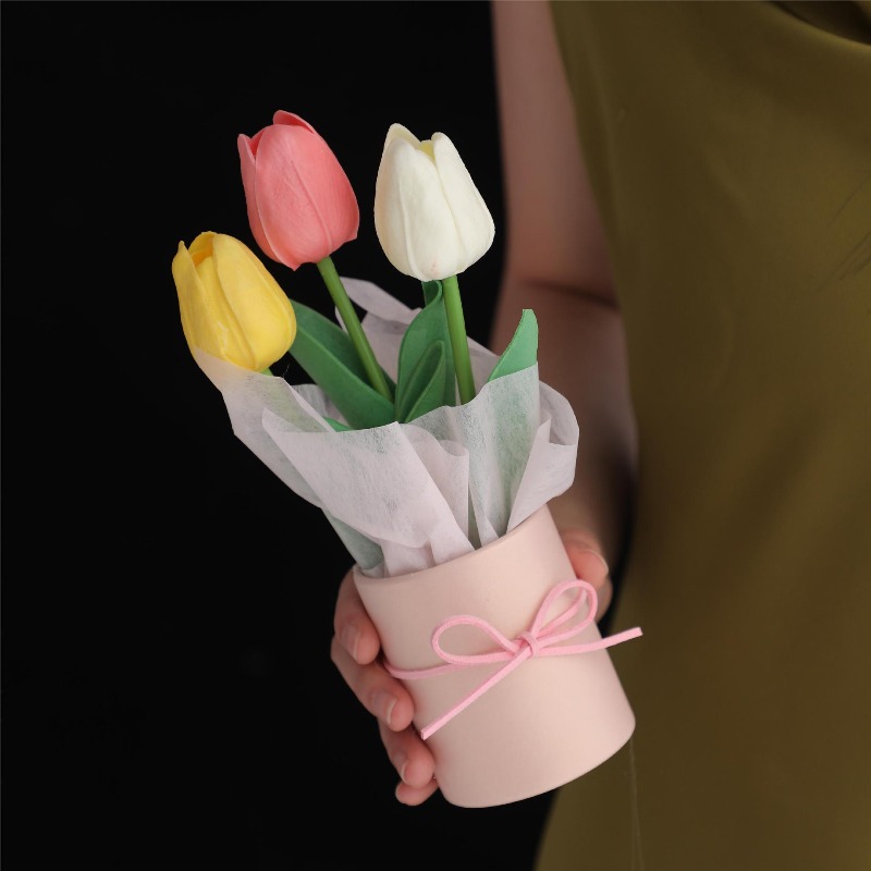 Tulip Flower Box Handmade Croc - Florist Supply Buckets recension och pris