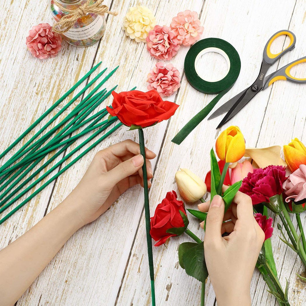 10pcs 40cm Green Plant Support - Florist Supp recension och pris