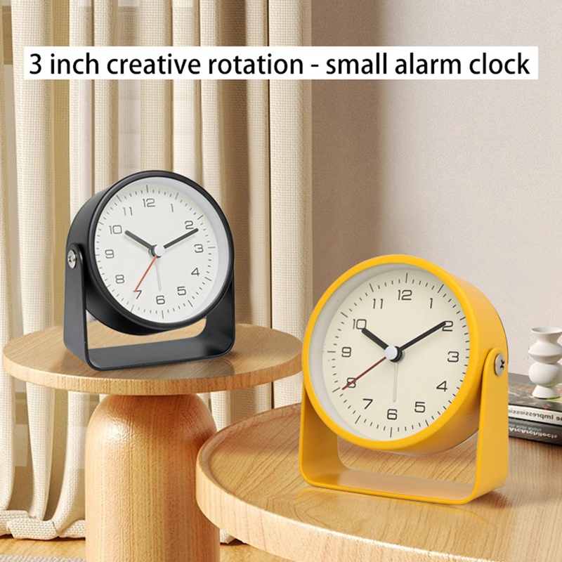 Small Metal Alarm Clock Quiet  - B & J Florist Supply Linwood recension och pris