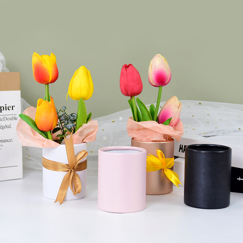 4pcs Mini Round Flower Box Gif - Florist Supply Buckets recension och pris