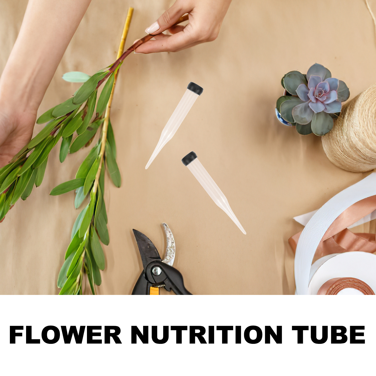 50Pcs Fresh Flower Water Tubes - Florist Supp recension och pris