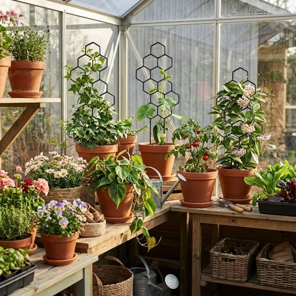 Honeycomb Design Plant Trellis - Florist Supp recension och pris