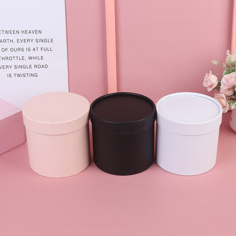 1PC Round Flower Paper Gift Bo - Florist Supply Buckets recension och pris